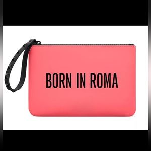 Valentino Born In Roma Small Flat Toiletry Bag Pouch